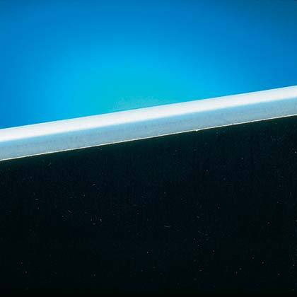 Panduit Grommet Edging Strip - Solid; Polyethylene; for 0.099" - 0.144" Panel Thickness; Natural; 100' Length